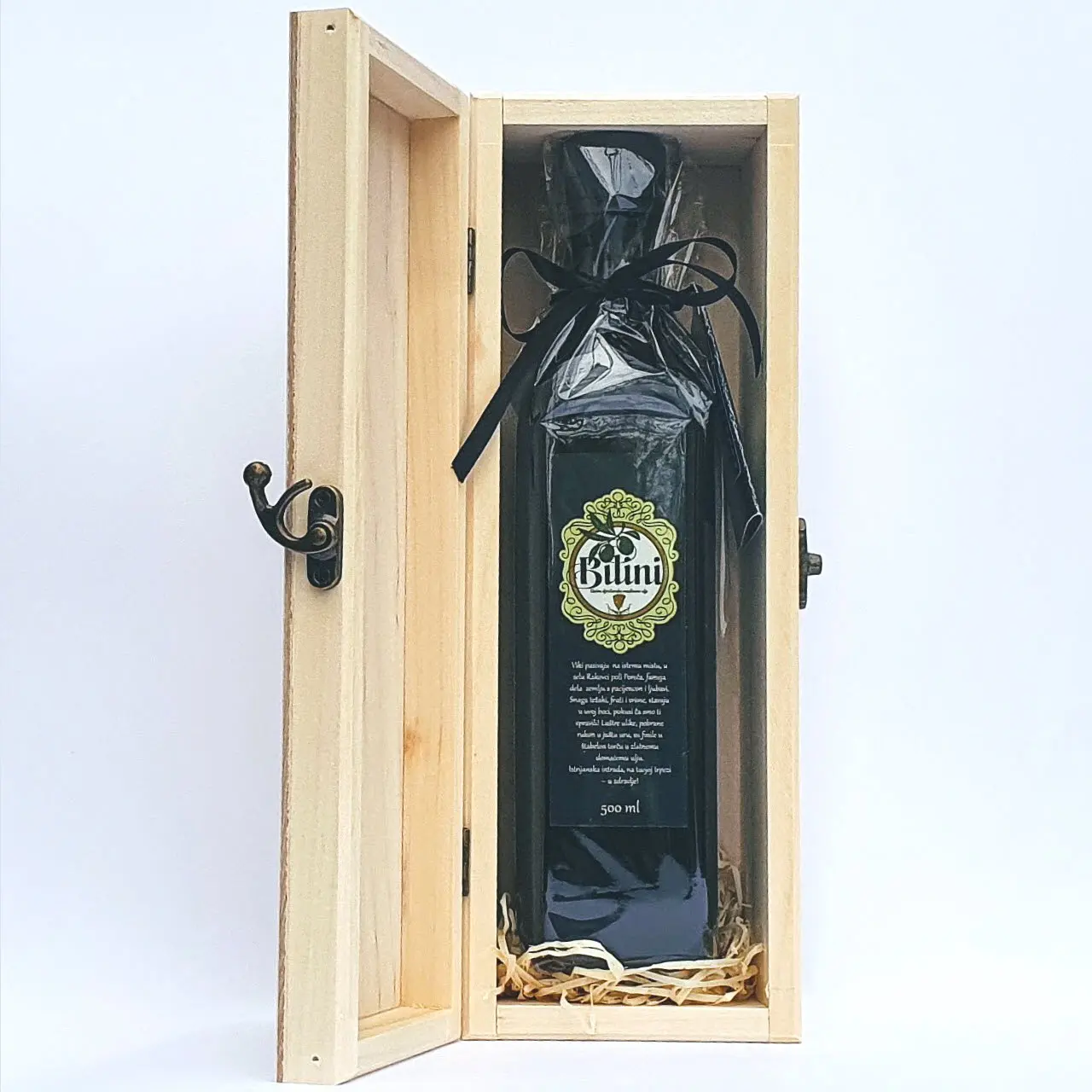 Maslinovo ulje Bilini 500 ml u ukrasnoj škrinjici - Slika 6