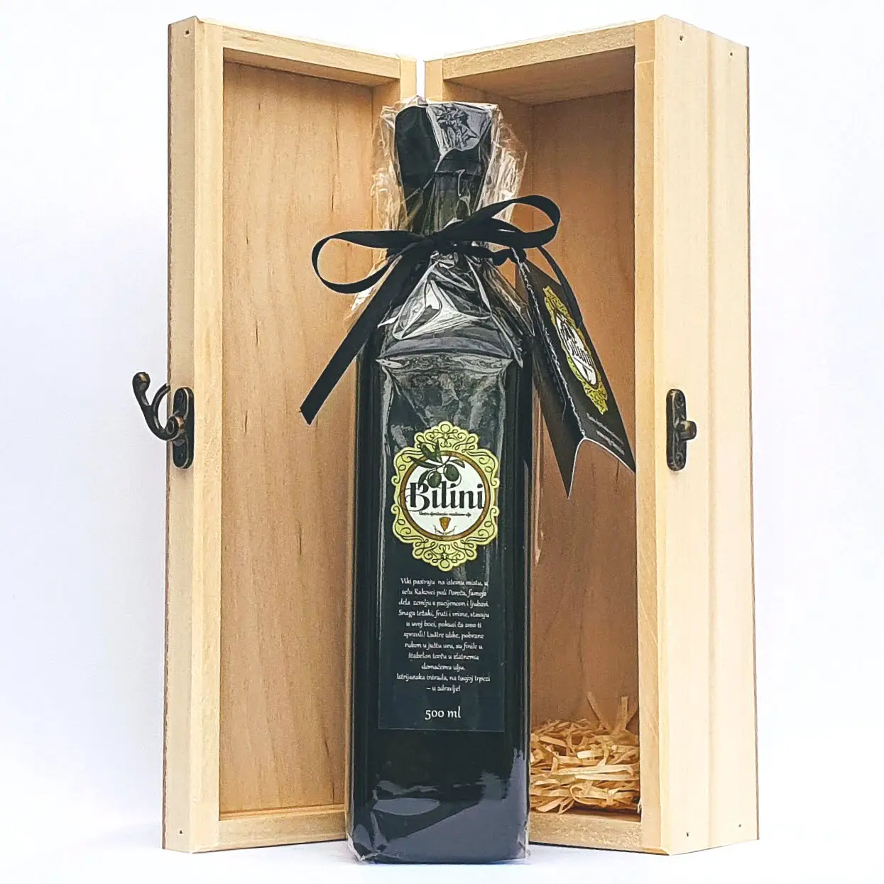 Maslinovo ulje Bilini 500 ml u ukrasnoj škrinjici - Slika 7